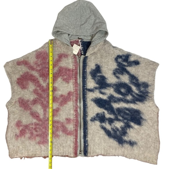 Free People Rare Thing Alpaca Slouchy Poncho - Picture 12 of 12